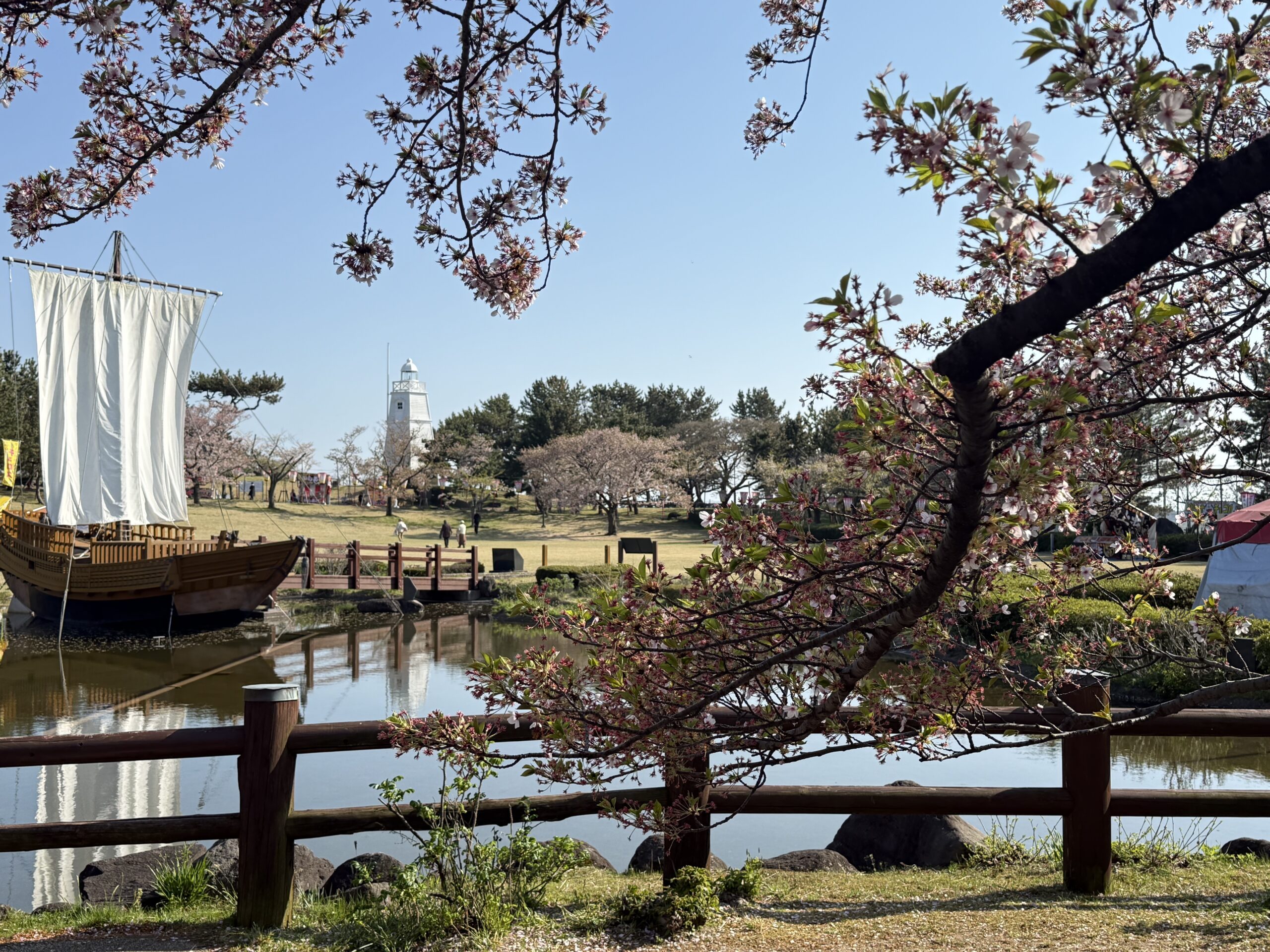 4月16日の日和山公園